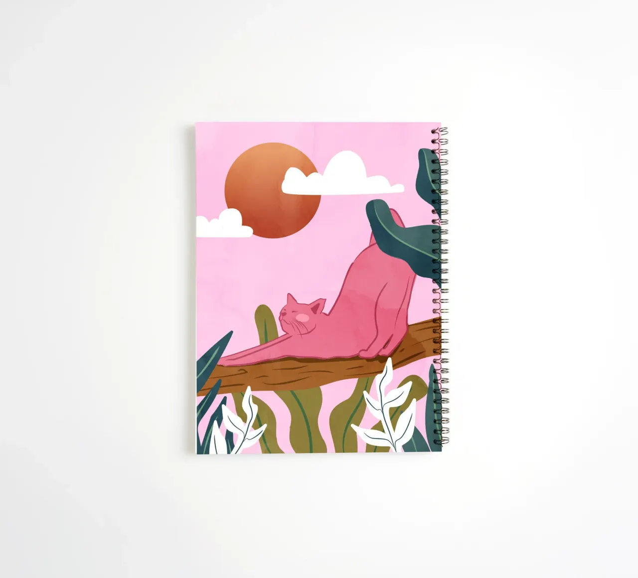 Lazy Stretch spiral notebook by Kintsugi99