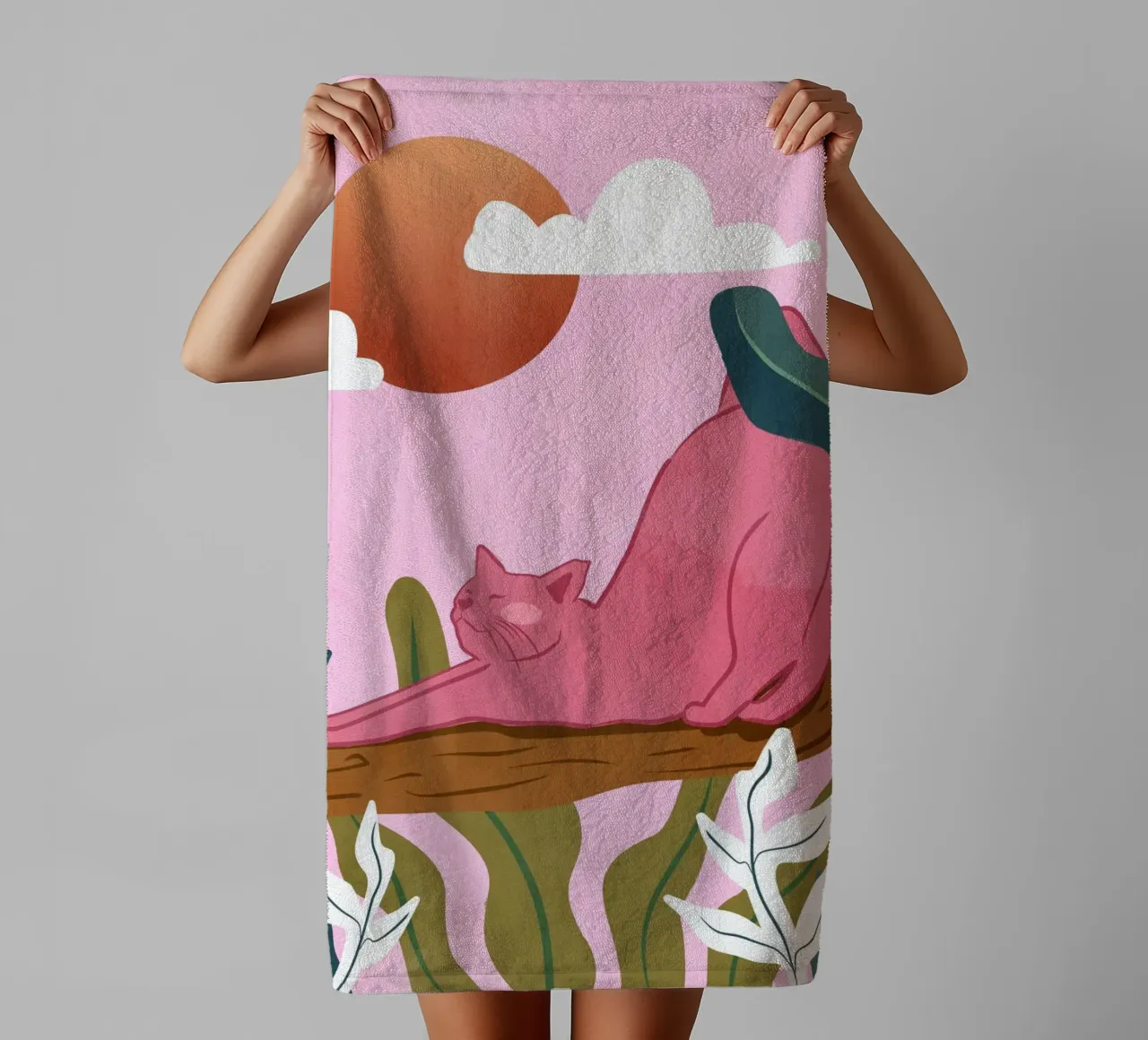 Lazy Stretch towel by Kintsugi99