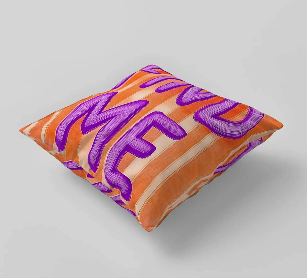 Finde mich, Lila Liebe cuscino da Carinaprint