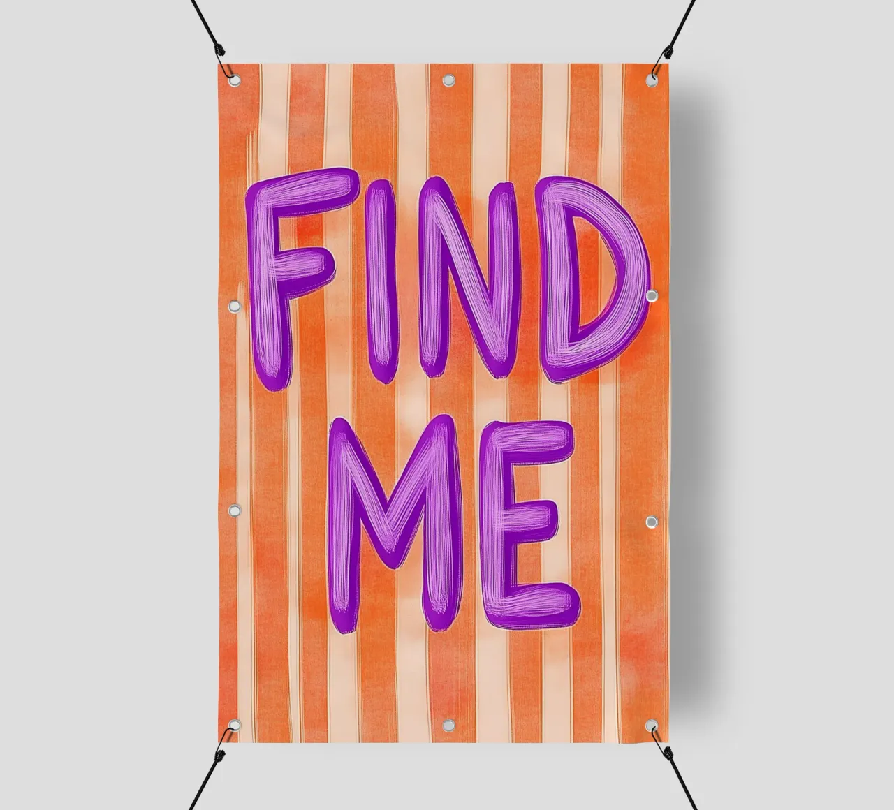 Finde mich, Lila Liebe telo in pvc da Carinaprint