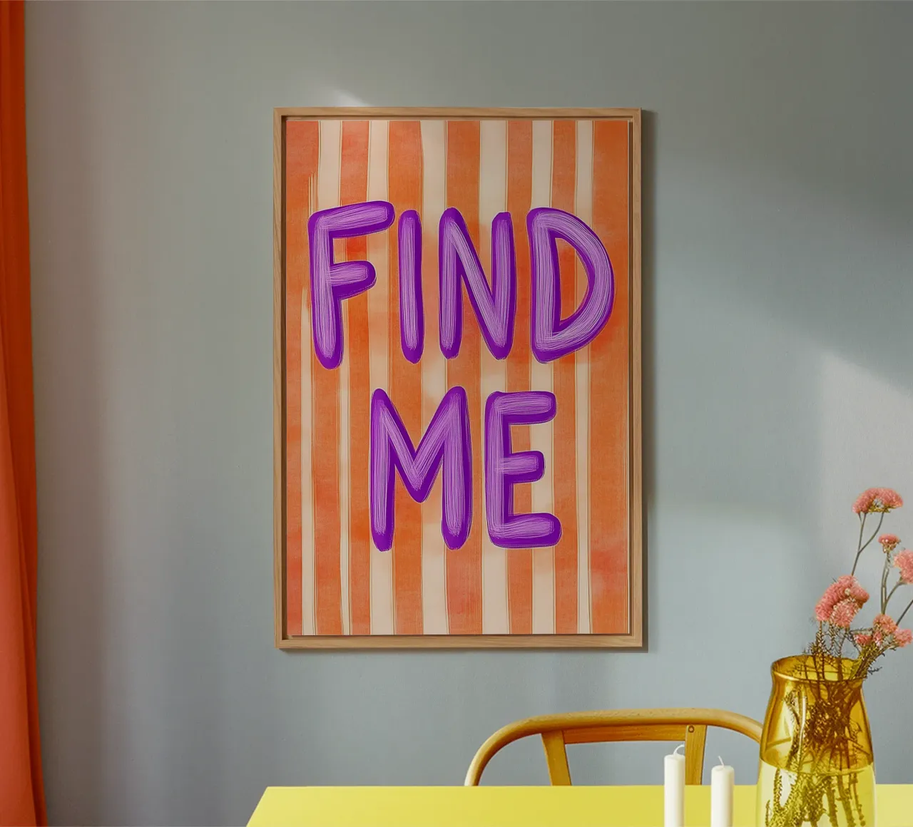 Finde mich, Lila Liebe alluminio dibond da Carinaprint