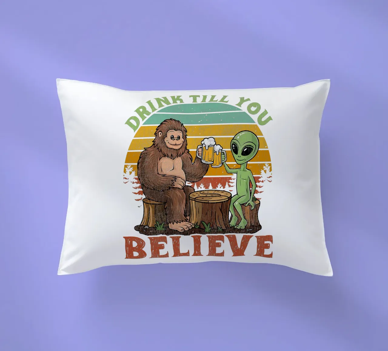 Drink Till You Believe cuscino da edsonramosart