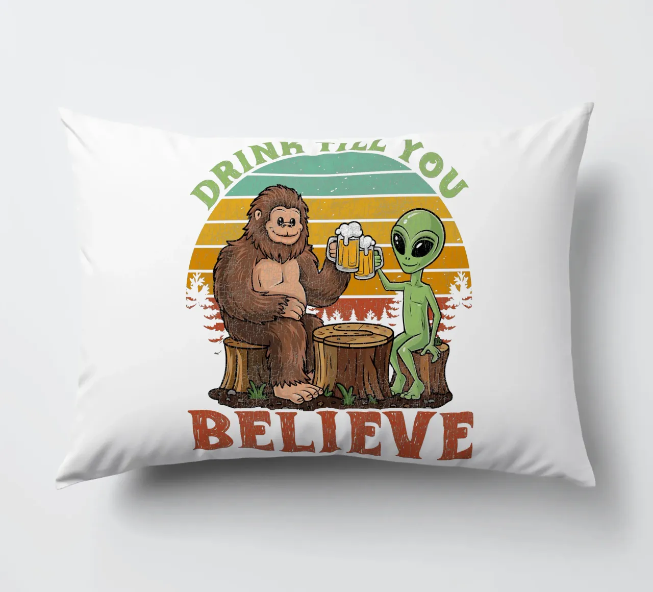Drink Till You Believe cuscino da edsonramosart