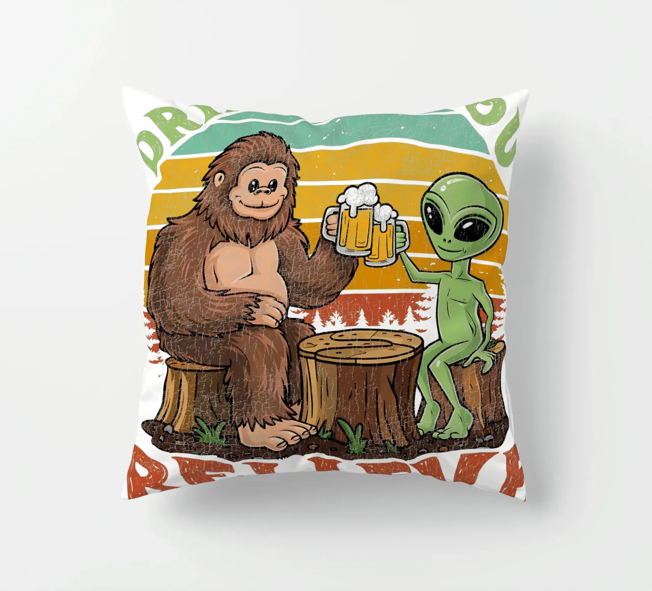 Drink Till You Believe cuscino da edsonramosart