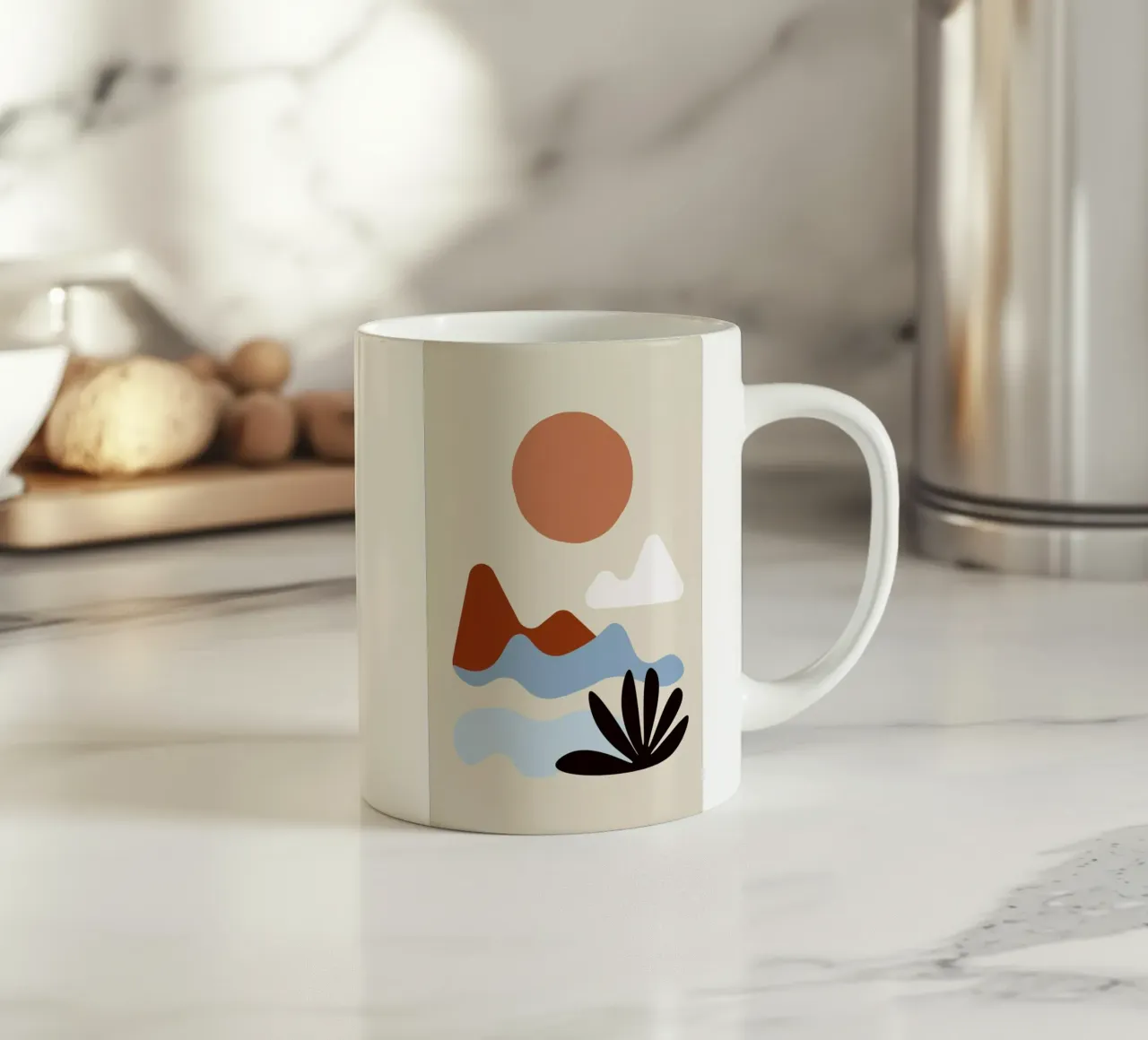 Desert II tazza in ceramica da Pure