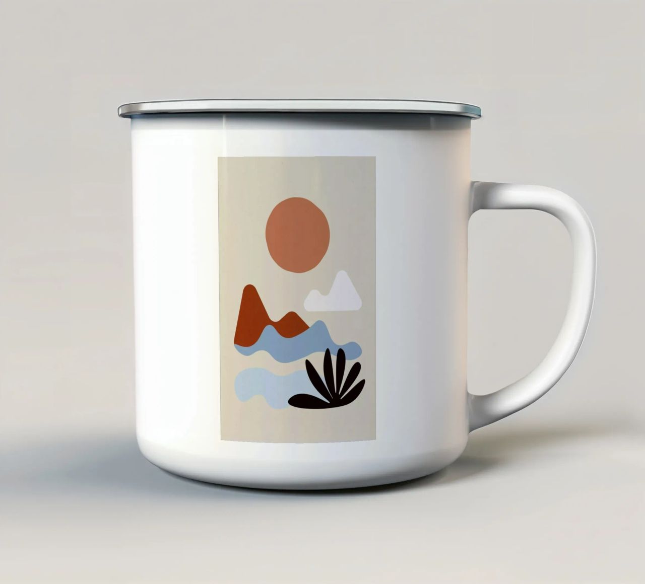 Desert II tazza in smalto da Pure