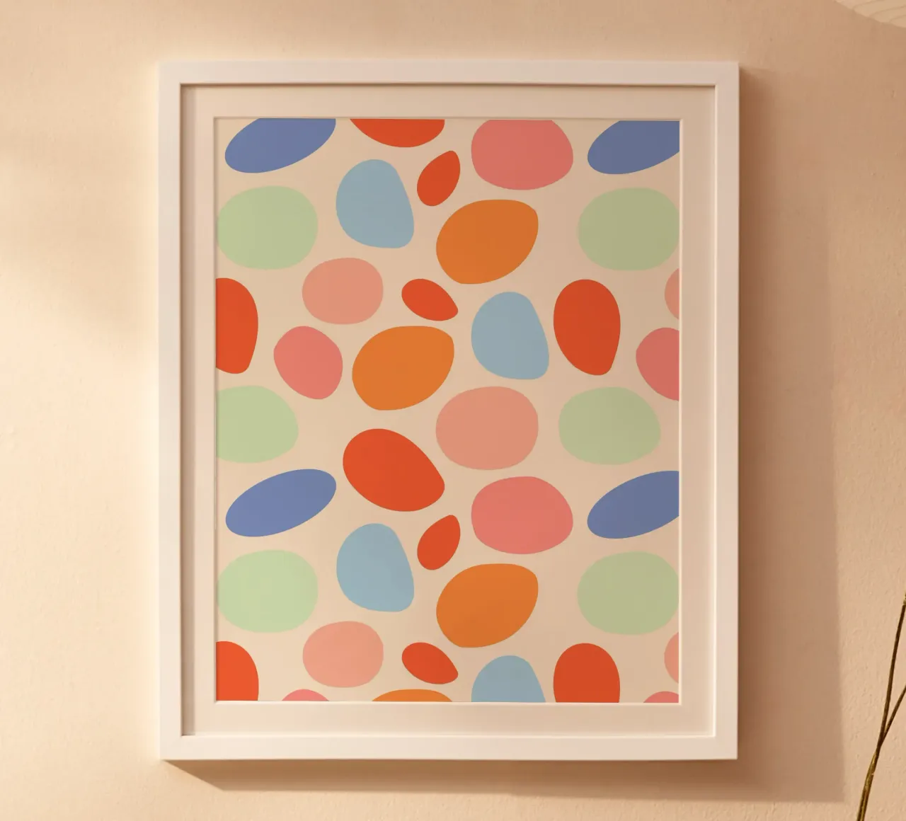Casuale ma carino poster con telaio in legno da Kintsugi99