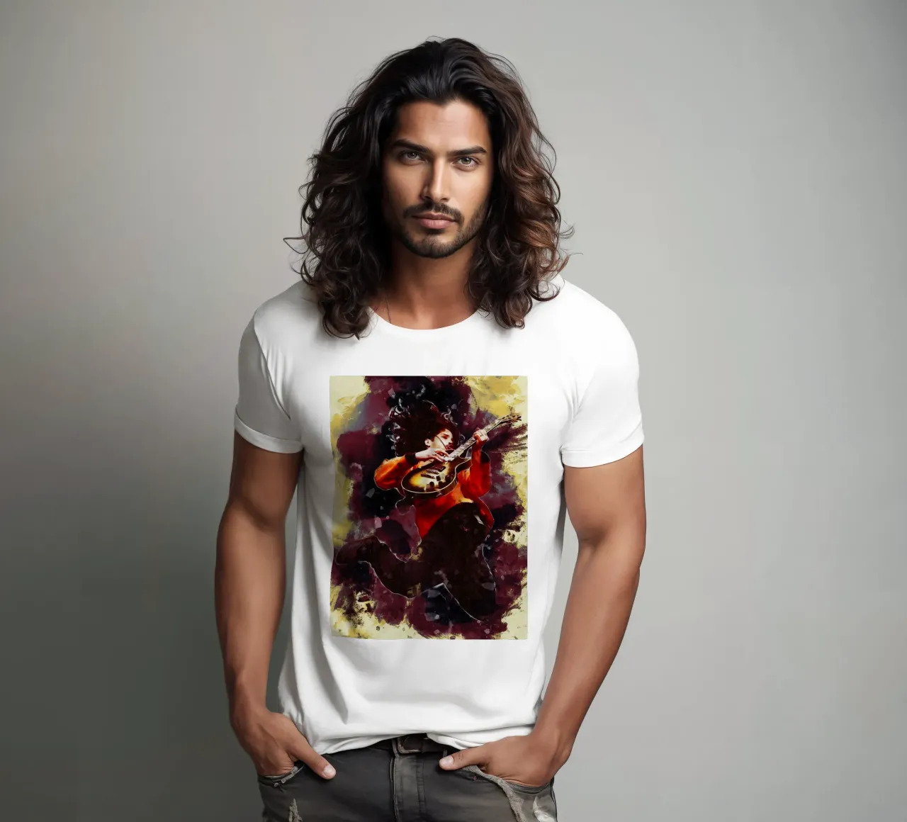 Smudge of Chris Cornell Jump t-shirt by Gunawan Rb