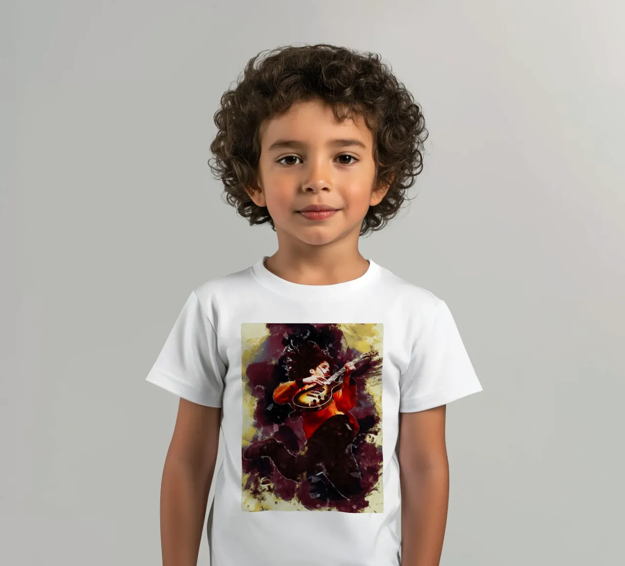 Smudge of Chris Cornell Jump kids t-shirt by Gunawan Rb