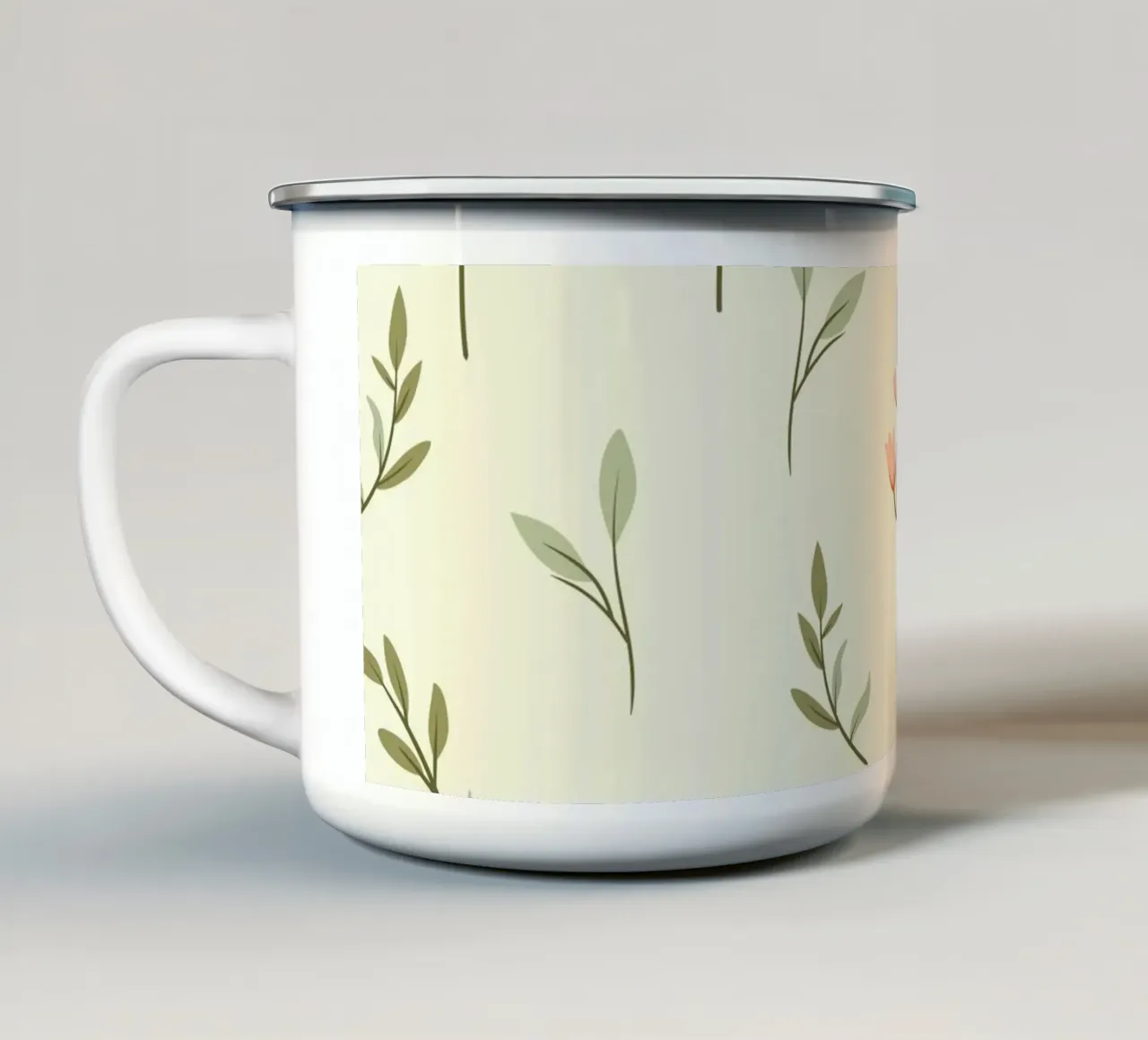 Calma, freddezza e concentrazione tazza in smalto da Kintsugi99