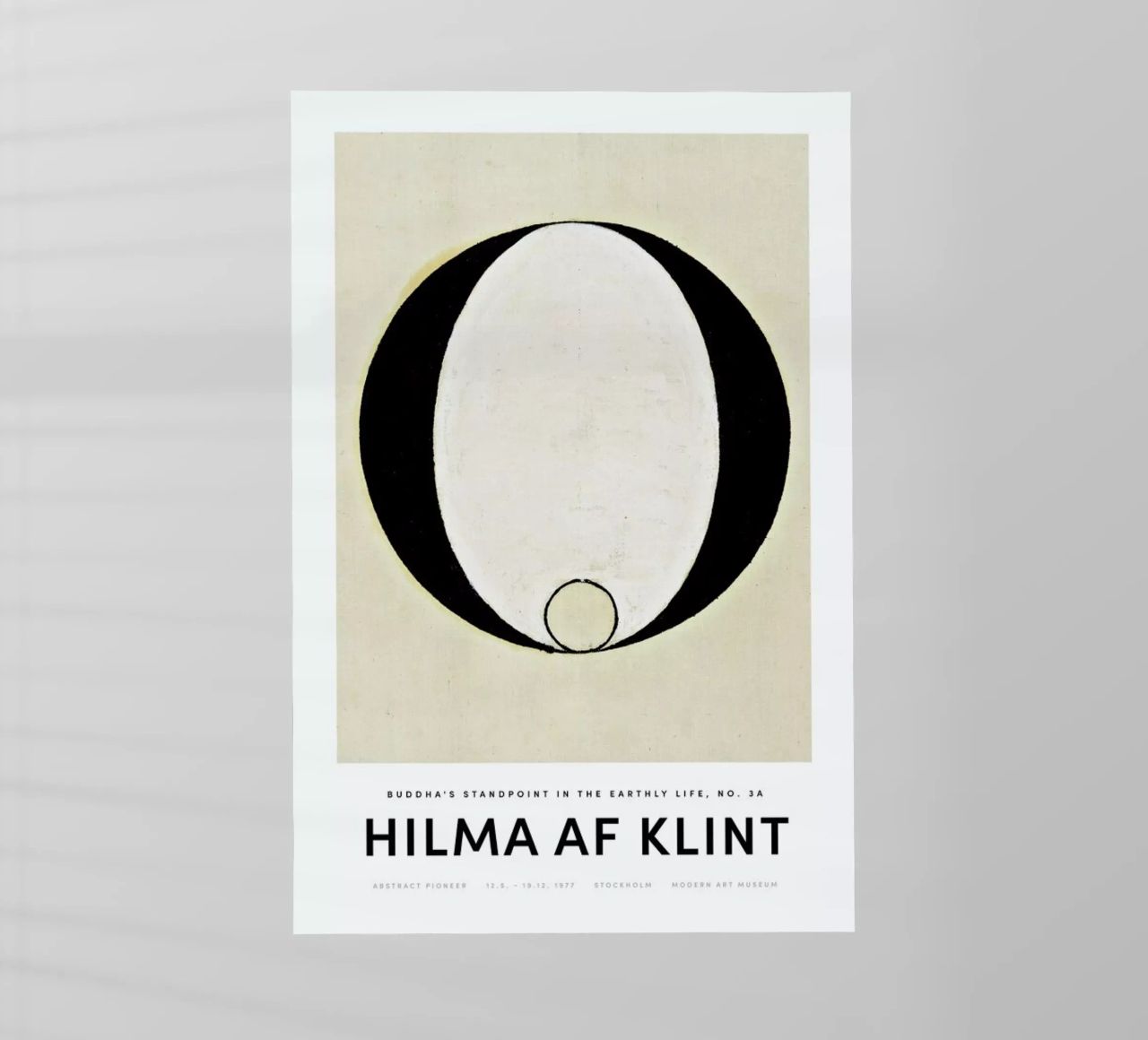 Hilma af Klint - Buddha's Standpoint 3A II pellicola backlit da Vintage by JUNIQE