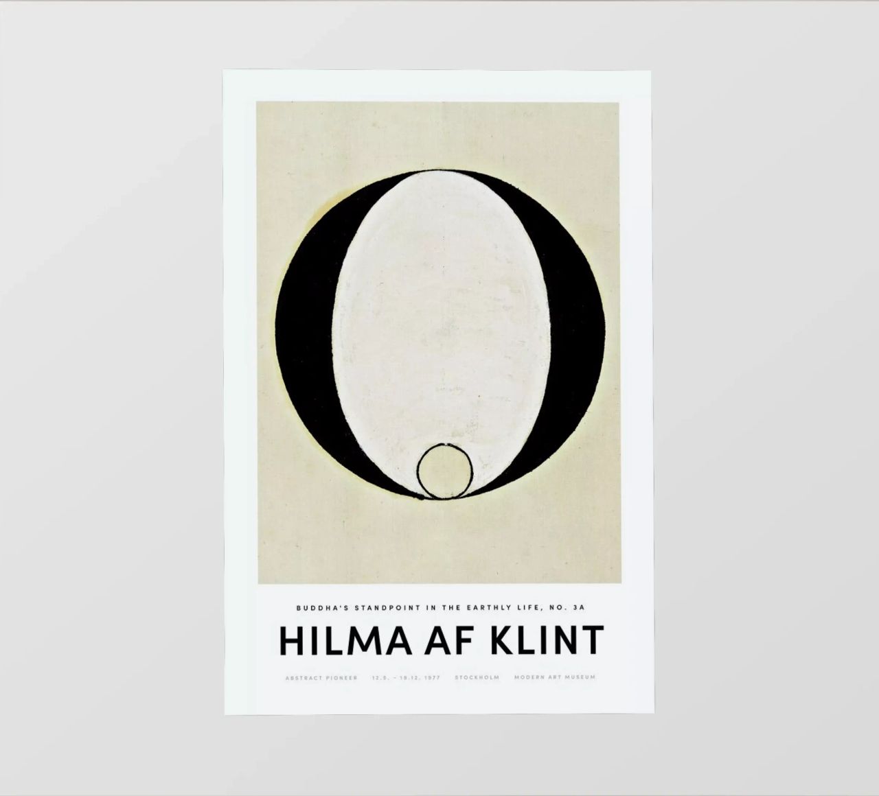 Hilma af Klint - Buddha's Standpoint 3A II pellicola backlit da Vintage by JUNIQE