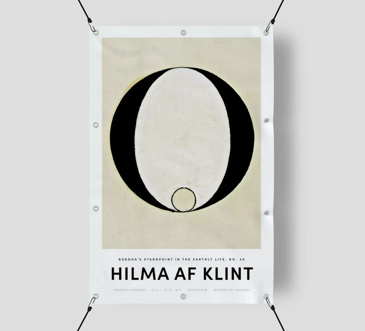 Hilma af Klint - Buddha's Standpoint 3A II telo in pvc da Vintage by JUNIQE