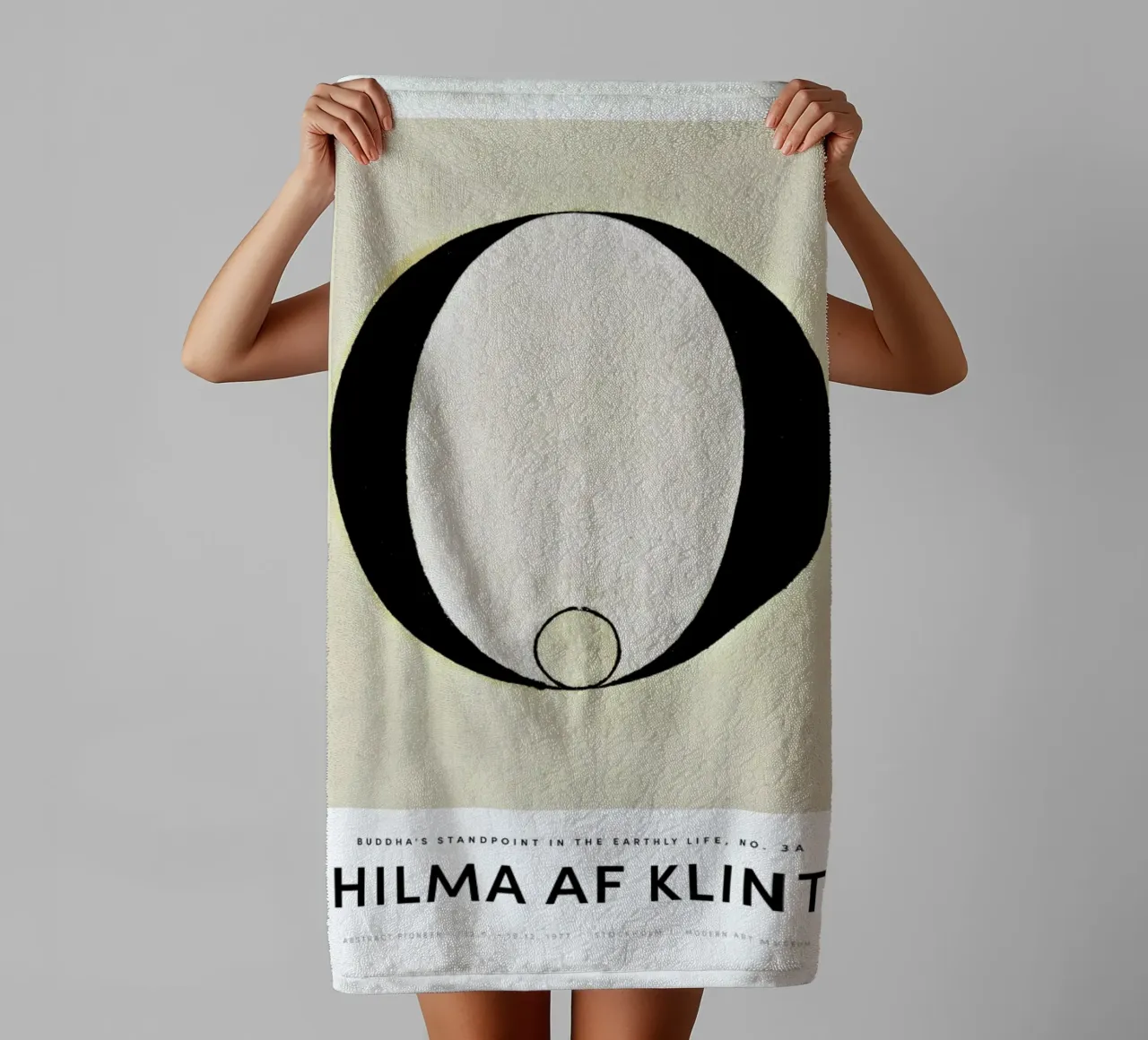 Hilma af Klint - Buddha's Standpoint 3A II asciugamano da bagno da Vintage by JUNIQE
