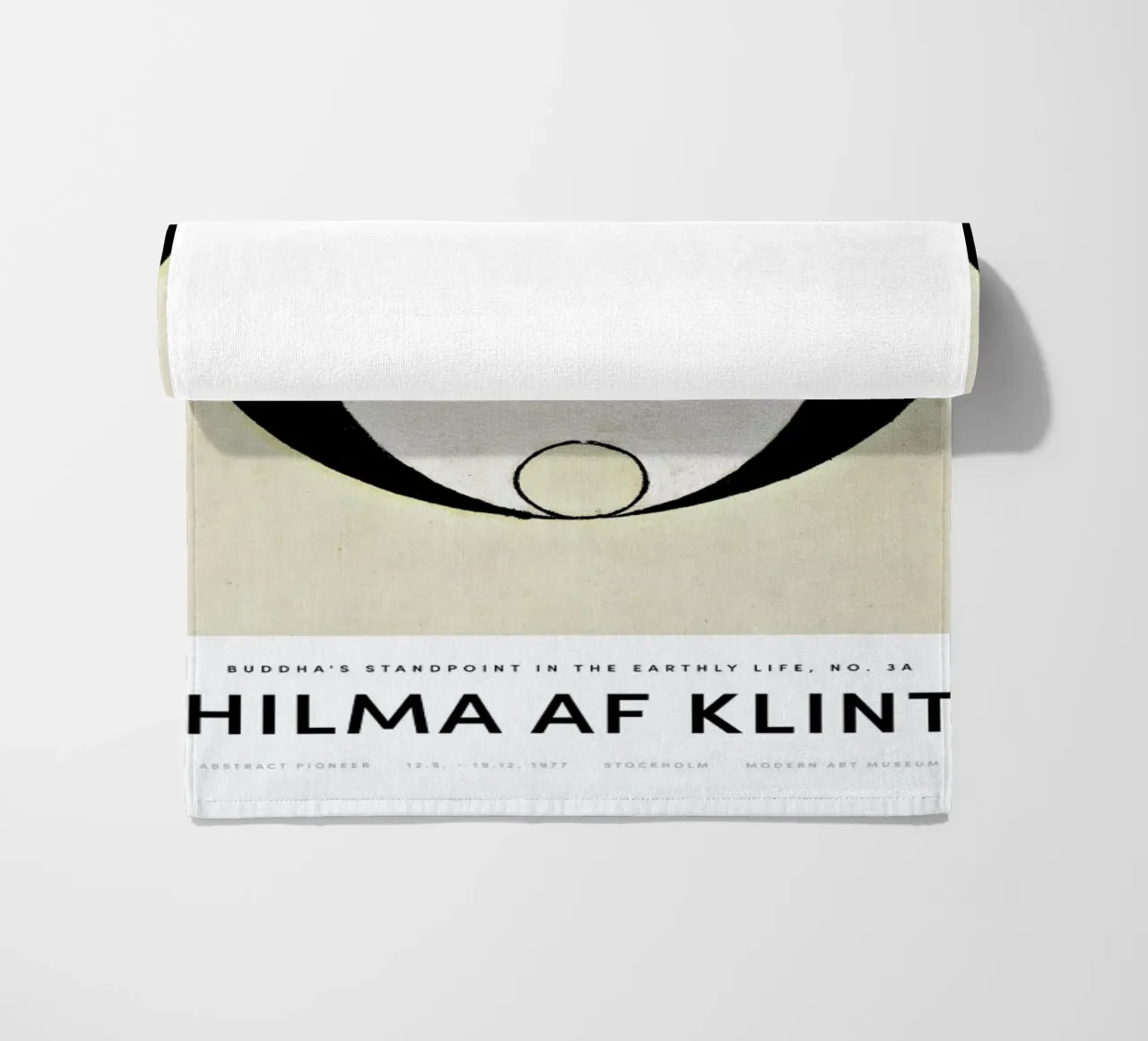 Hilma af Klint - Buddha's Standpoint 3A II toalla de playa de Vintage by JUNIQE