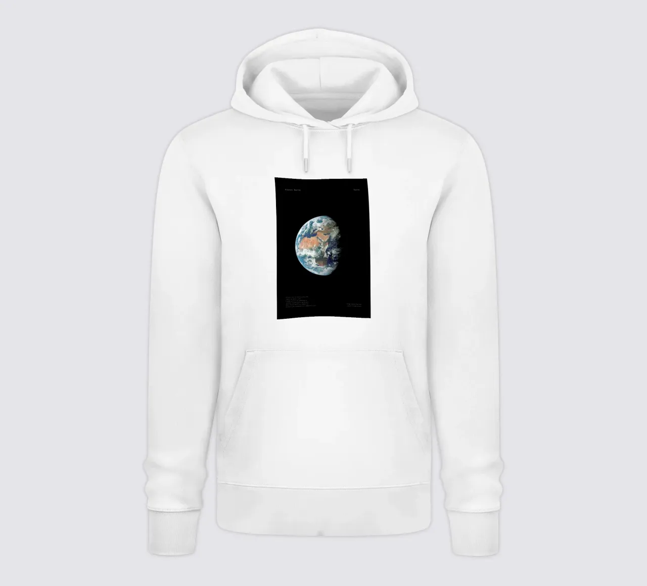View of Earth from Apollo 11 felpa con cappuccio da Vintage by JUNIQE
