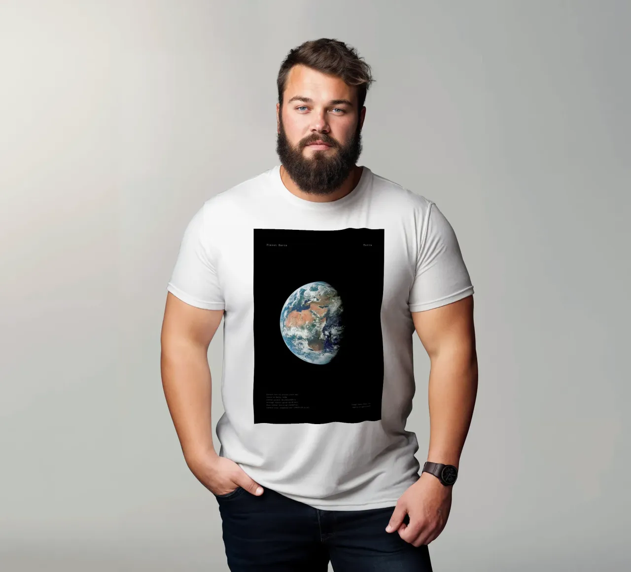 View of Earth from Apollo 11 t-shirt da Vintage by JUNIQE