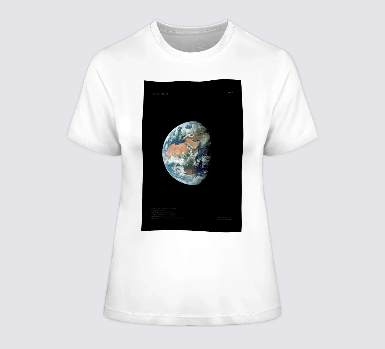 View of Earth from Apollo 11 t-shirt da donna da Vintage by JUNIQE