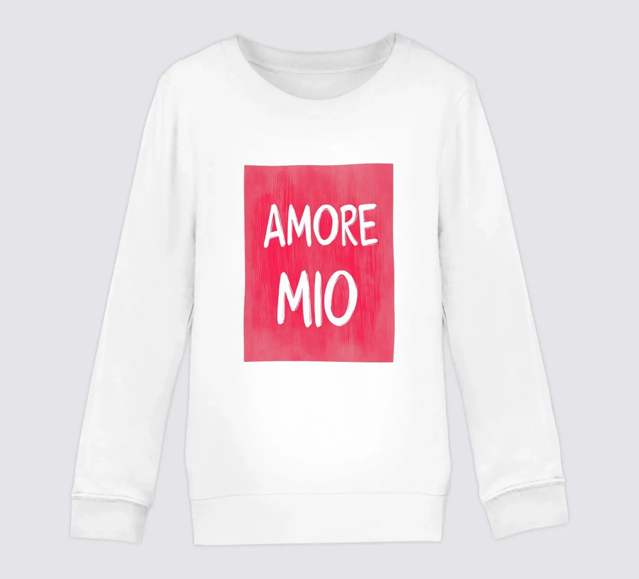 Amore Mio, pinki Love felpa bambino da Carinaprint
