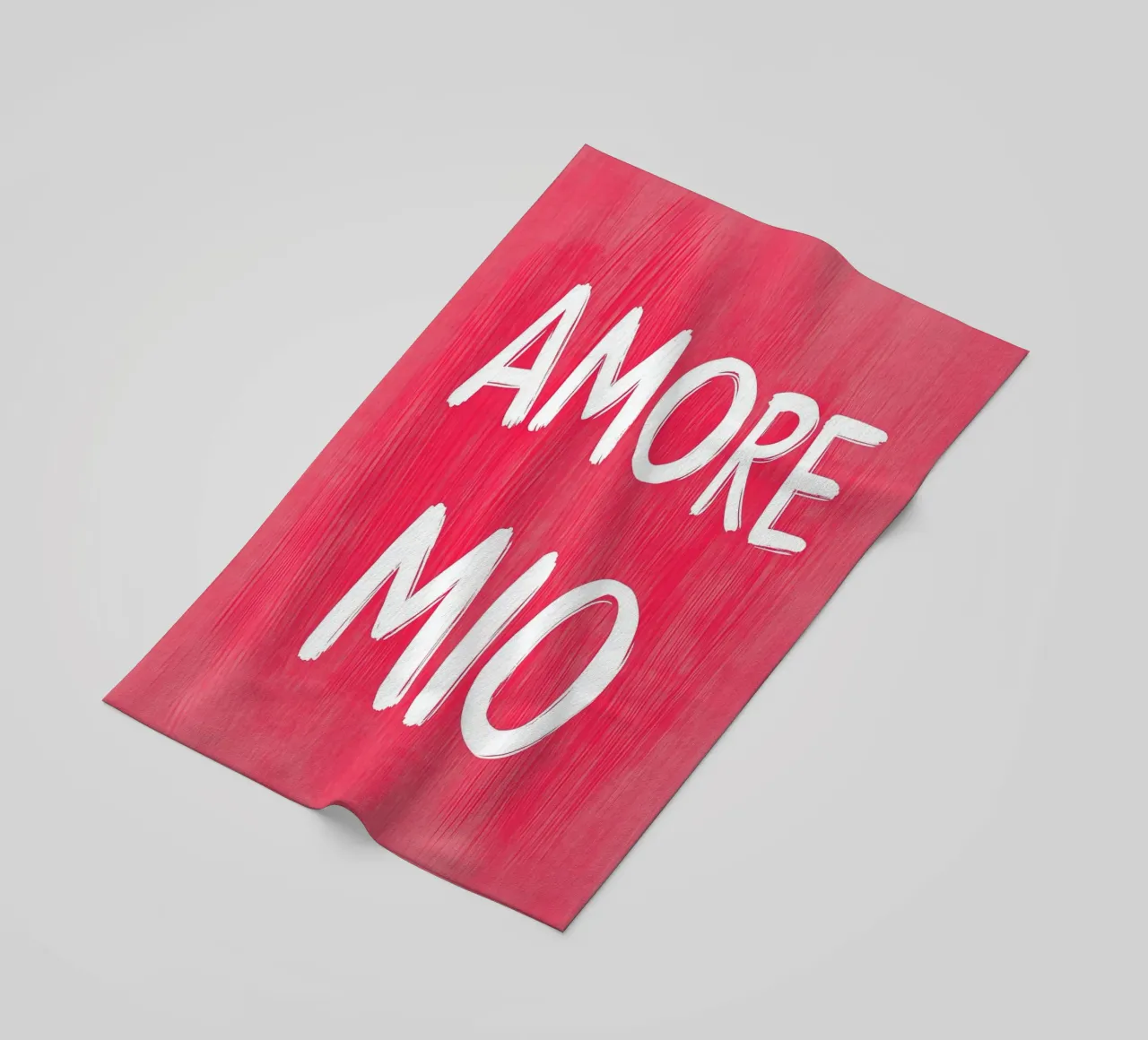 Amore Mio, pinki Love telo mare da Carinaprint