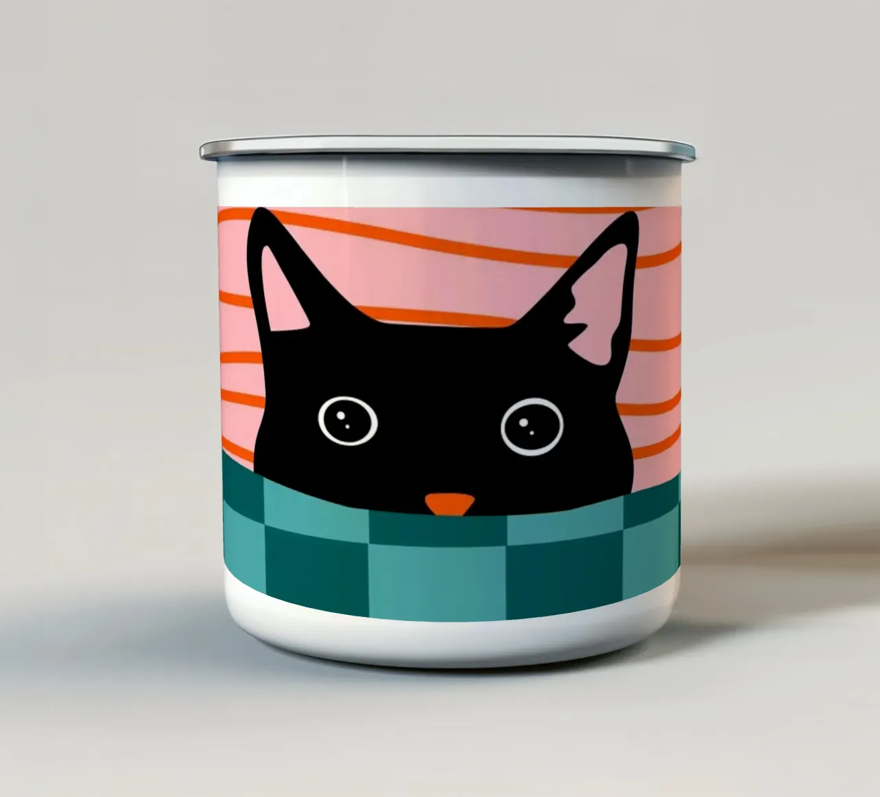 Momento Peekaboo tazza in smalto da Kintsugi99