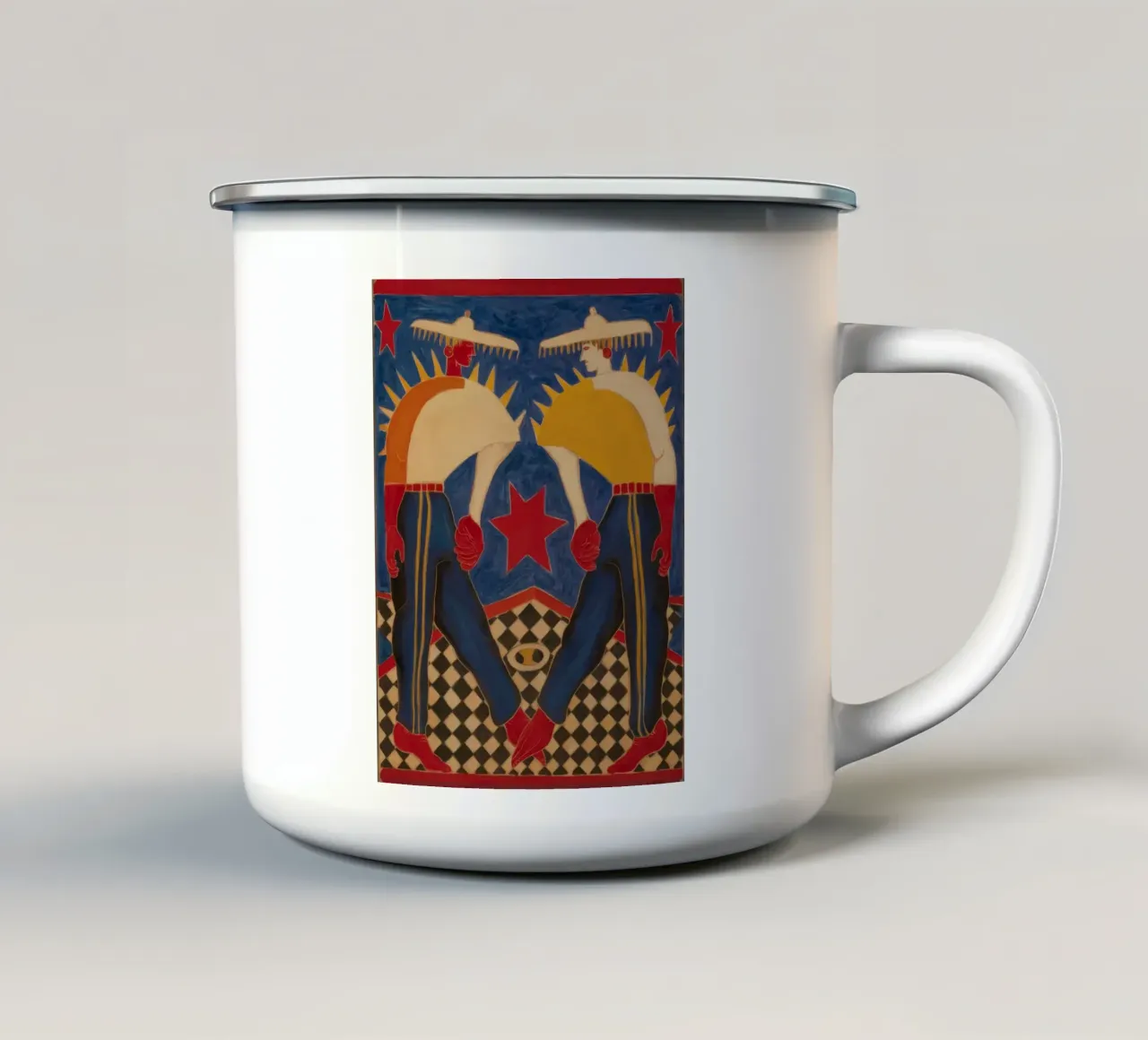 Stelle tra noi tazza in smalto da Obisidian Brush