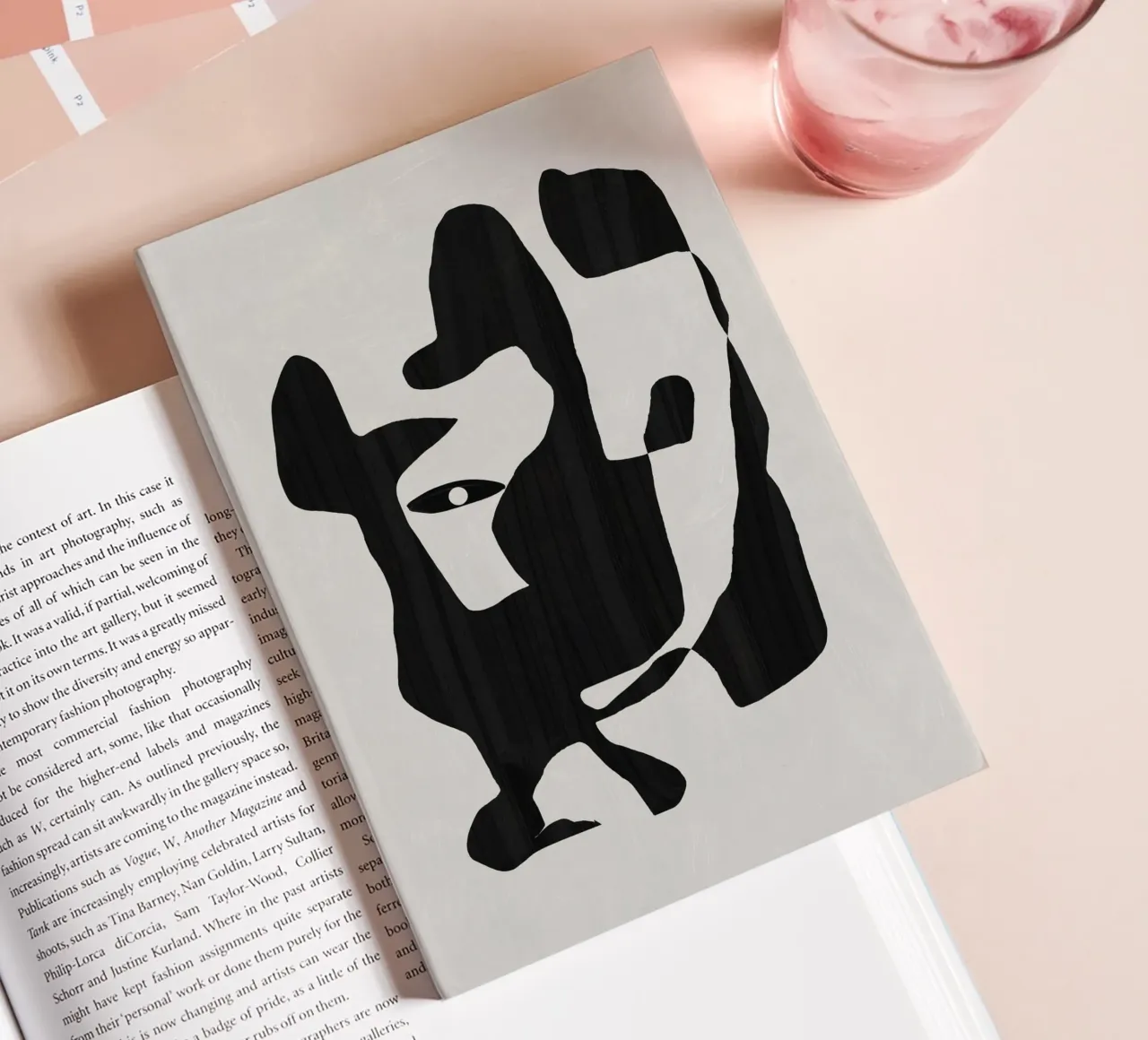 Cut out shape portrait notebook by Little Dean