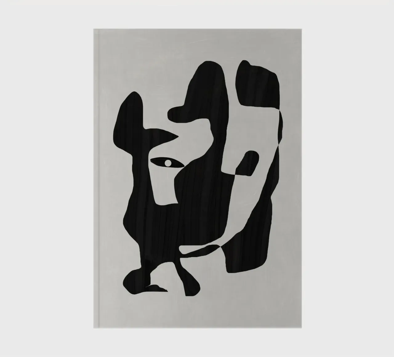 Cut out shape portrait notebook by Little Dean