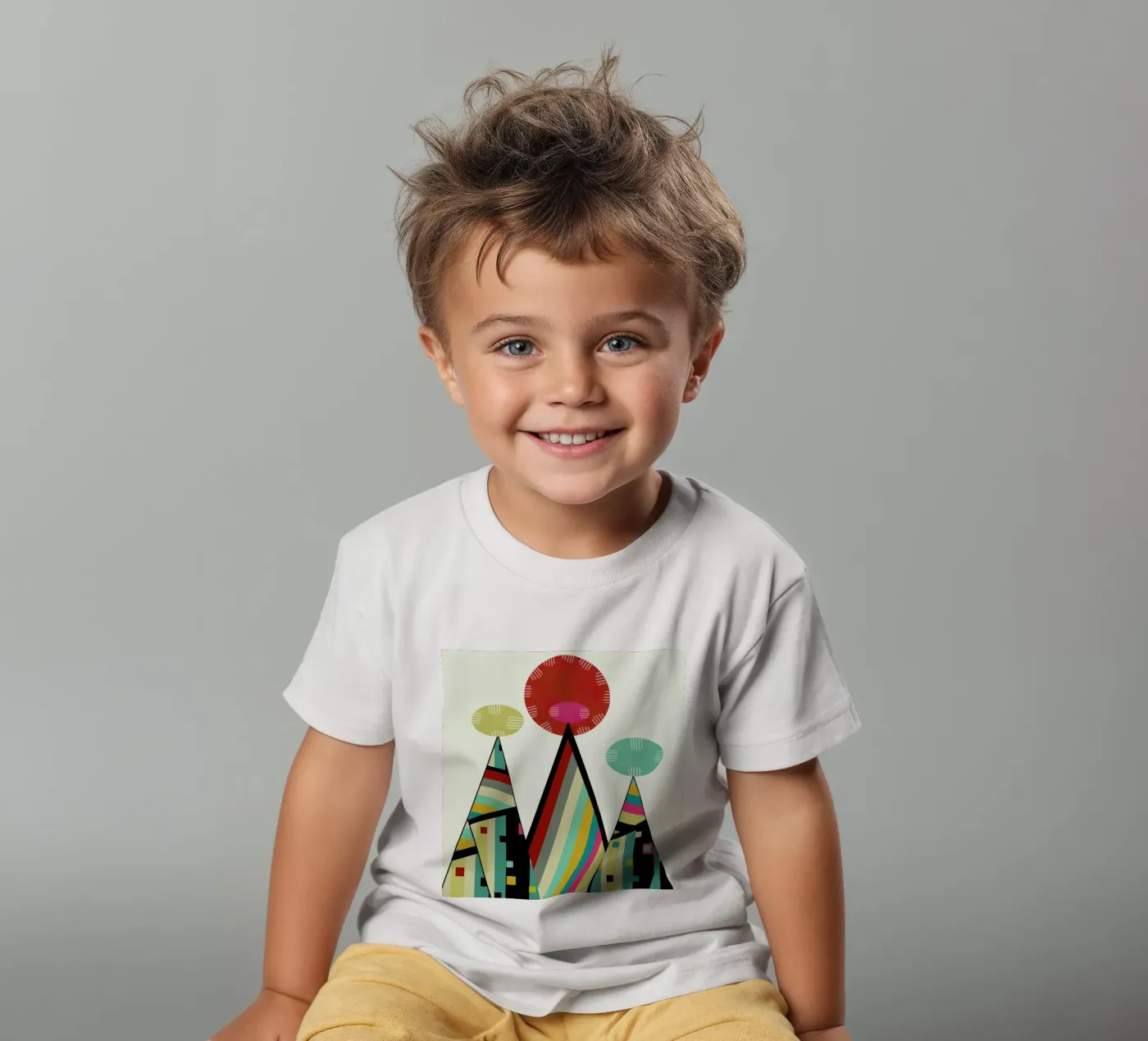 tribe kinder t-shirt van Brian Buckley