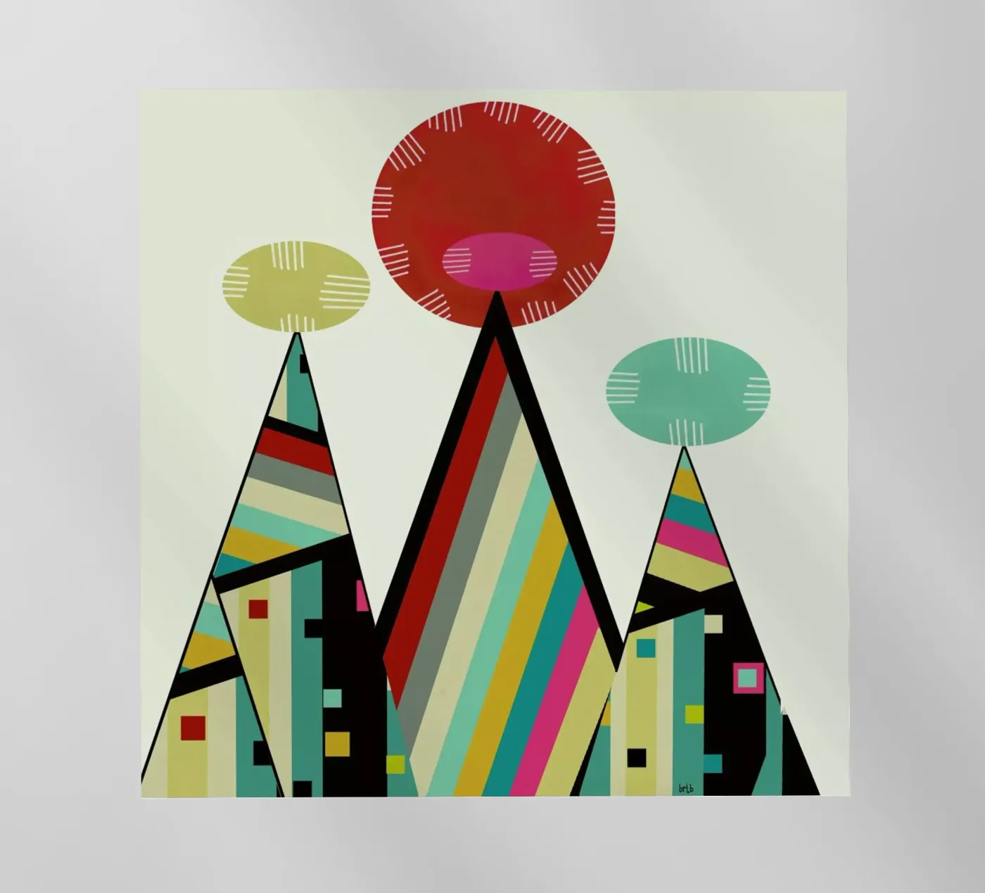 tribe backlit folie van Brian Buckley