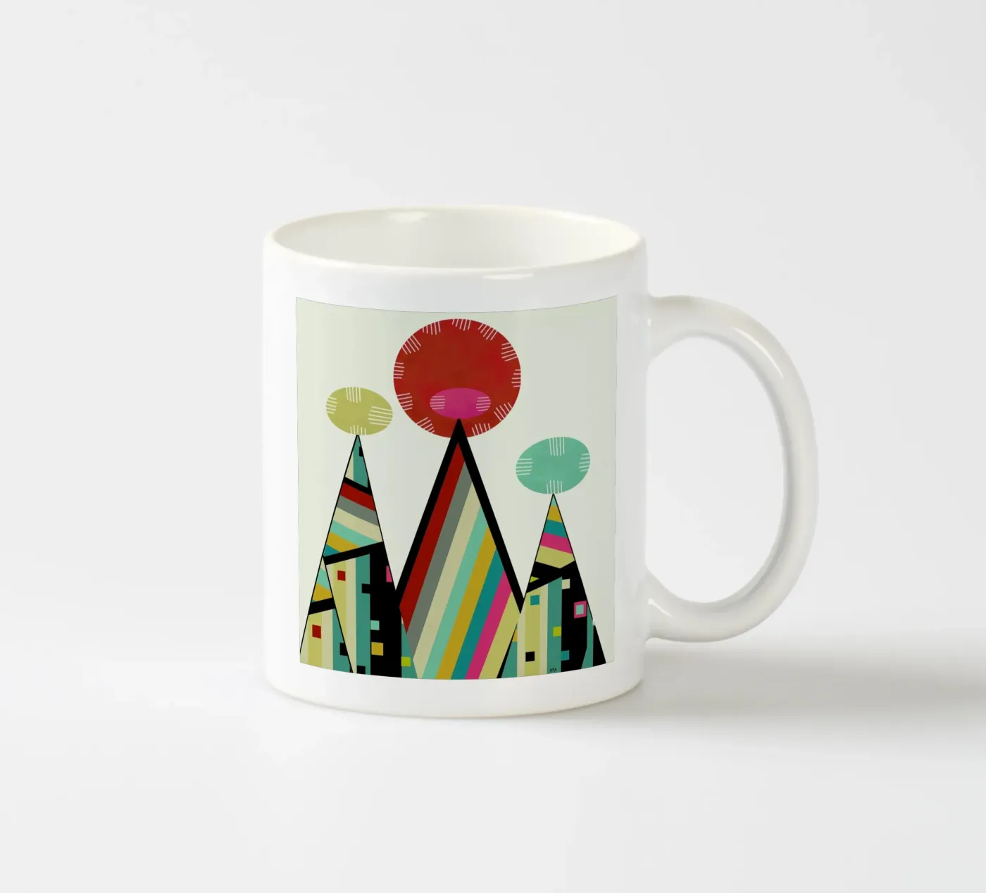 tribe ceramic mug by Brian Buckley