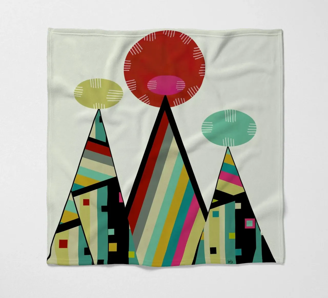 tribe fleecedeken van Brian Buckley