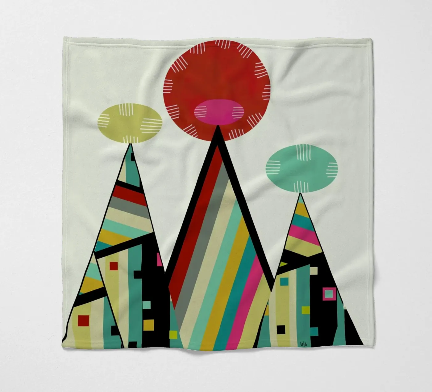 tribe fleecedeken van Brian Buckley