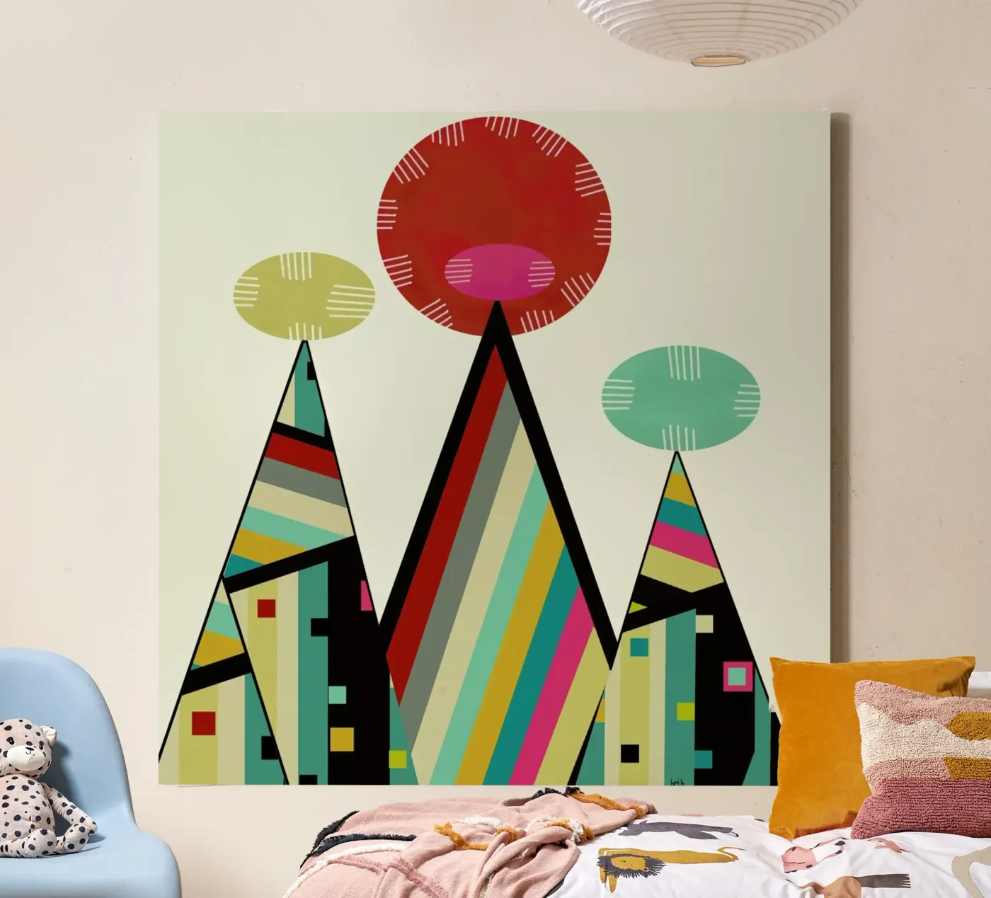 tribe toile de Brian Buckley