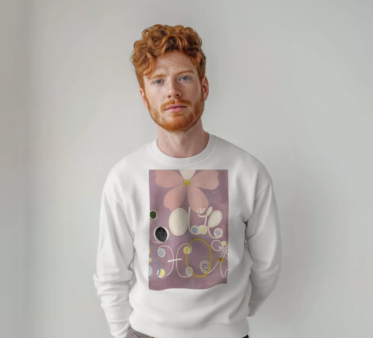 Hilma af Klint - The Ten Largest, No. 5 III felpa da Vintage by JUNIQE