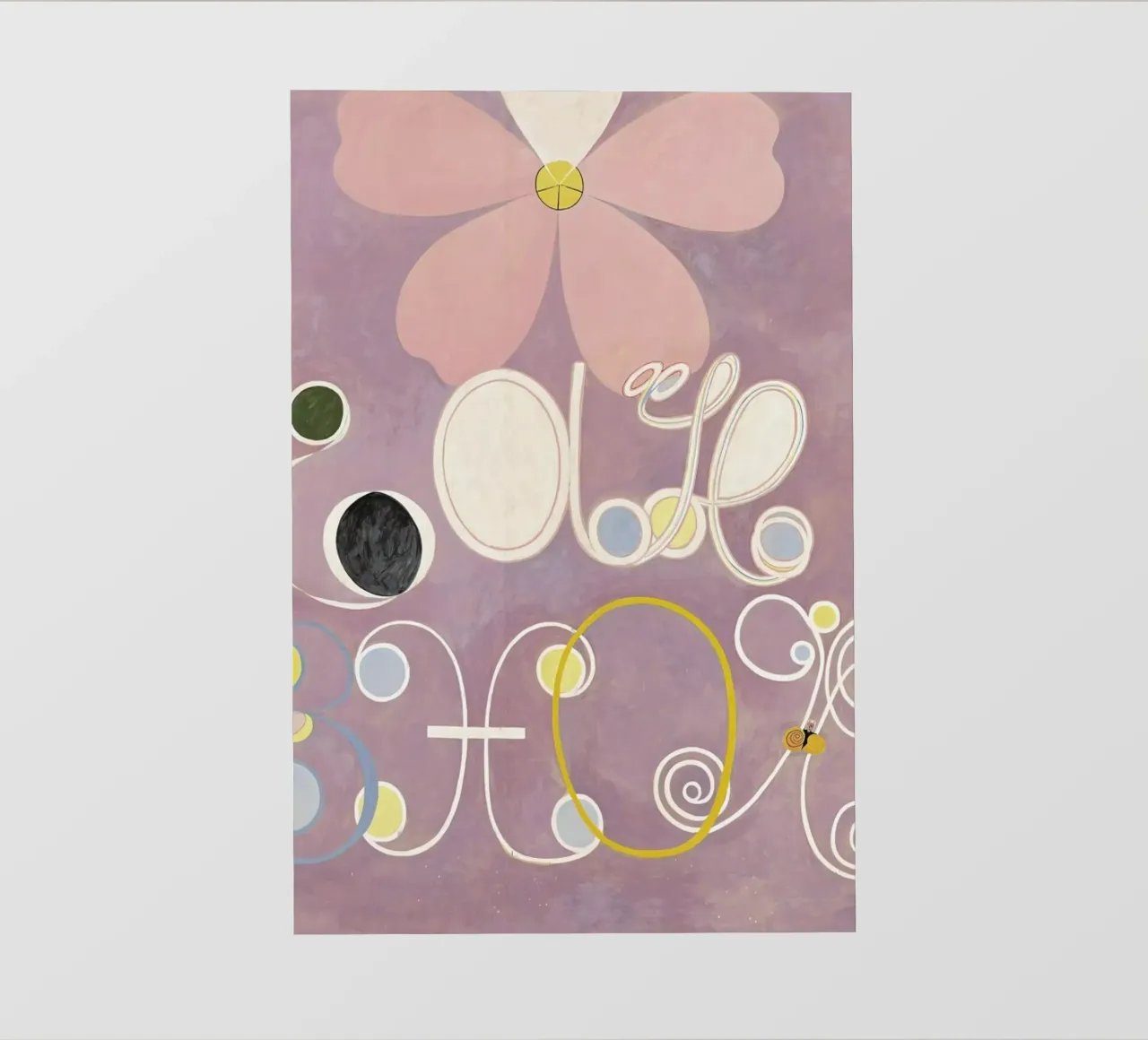 Hilma af Klint - The Ten Largest, No. 5 III pellicola backlit da Vintage by JUNIQE
