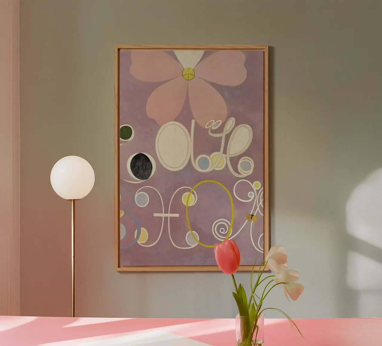 Hilma af Klint - The Ten Largest, No. 5 III alluminio dibond da Vintage by JUNIQE