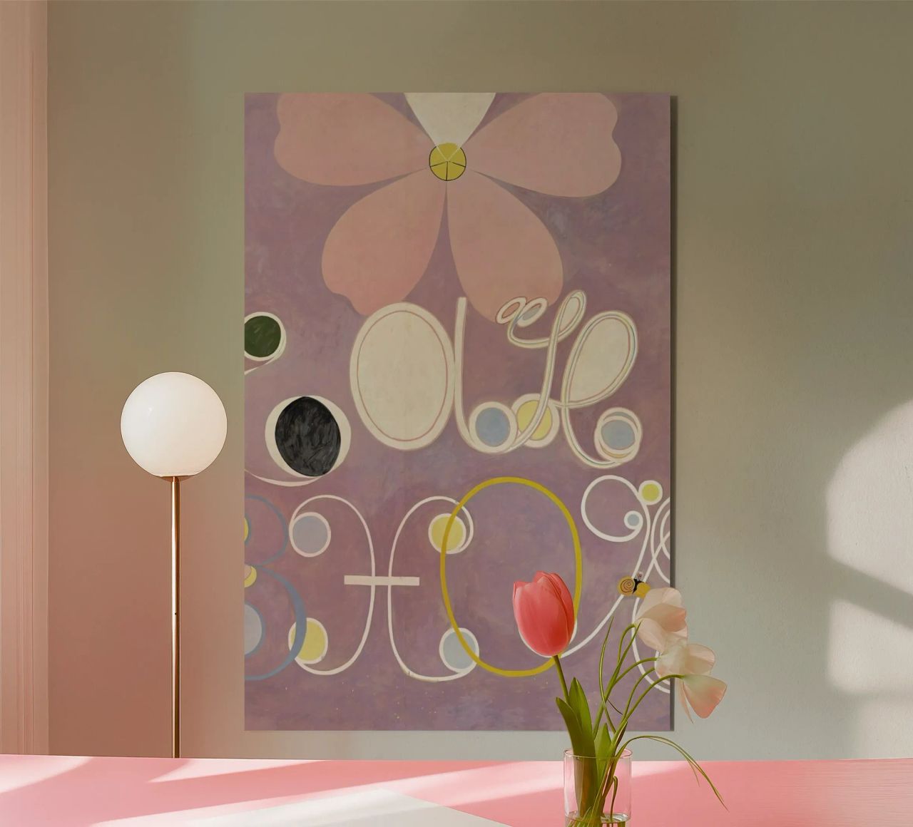 Hilma af Klint - The Ten Largest, No. 5 III alluminio dibond da Vintage by JUNIQE