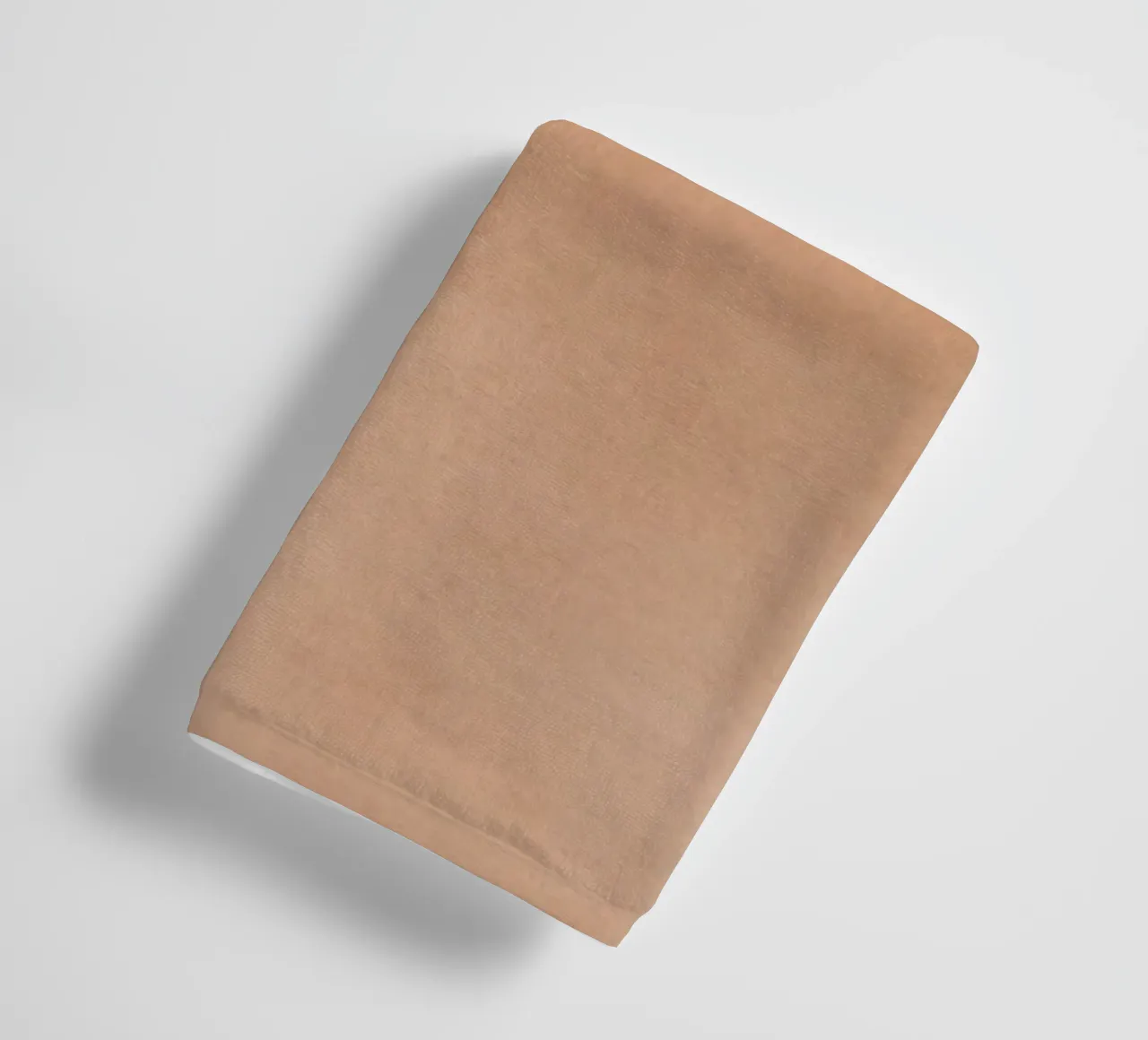 Paesaggio minimalista in terracotta e verde asciugamano da bagno da NouveauPrints