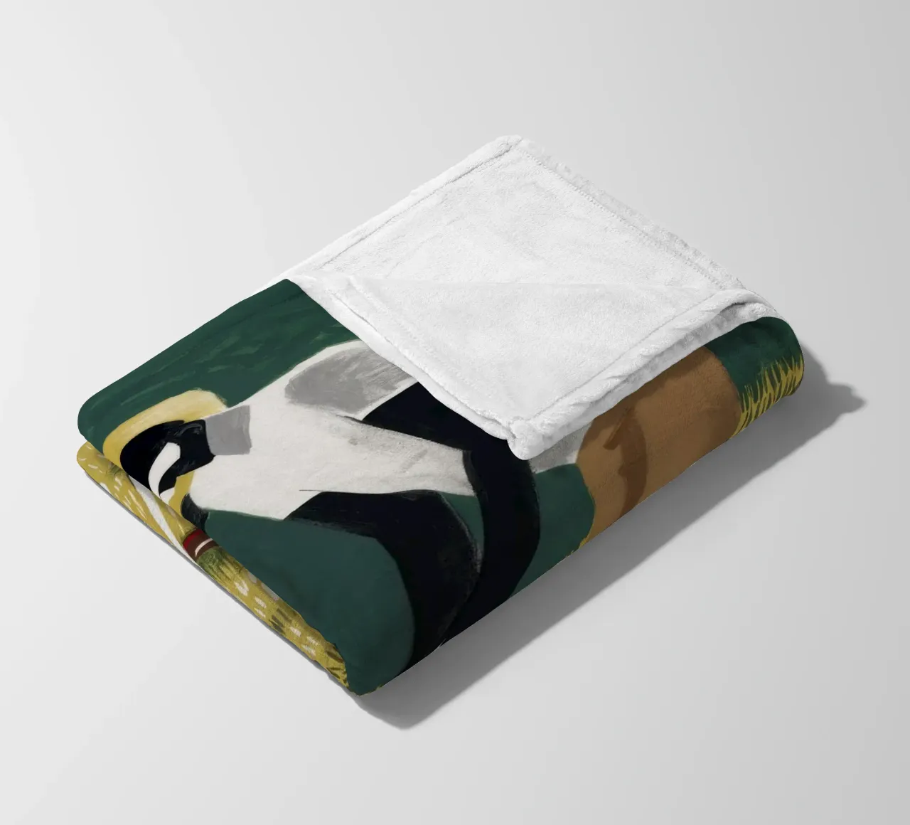 Focus sull'oscillazione dolce coperta in pile da Obisidian Brush