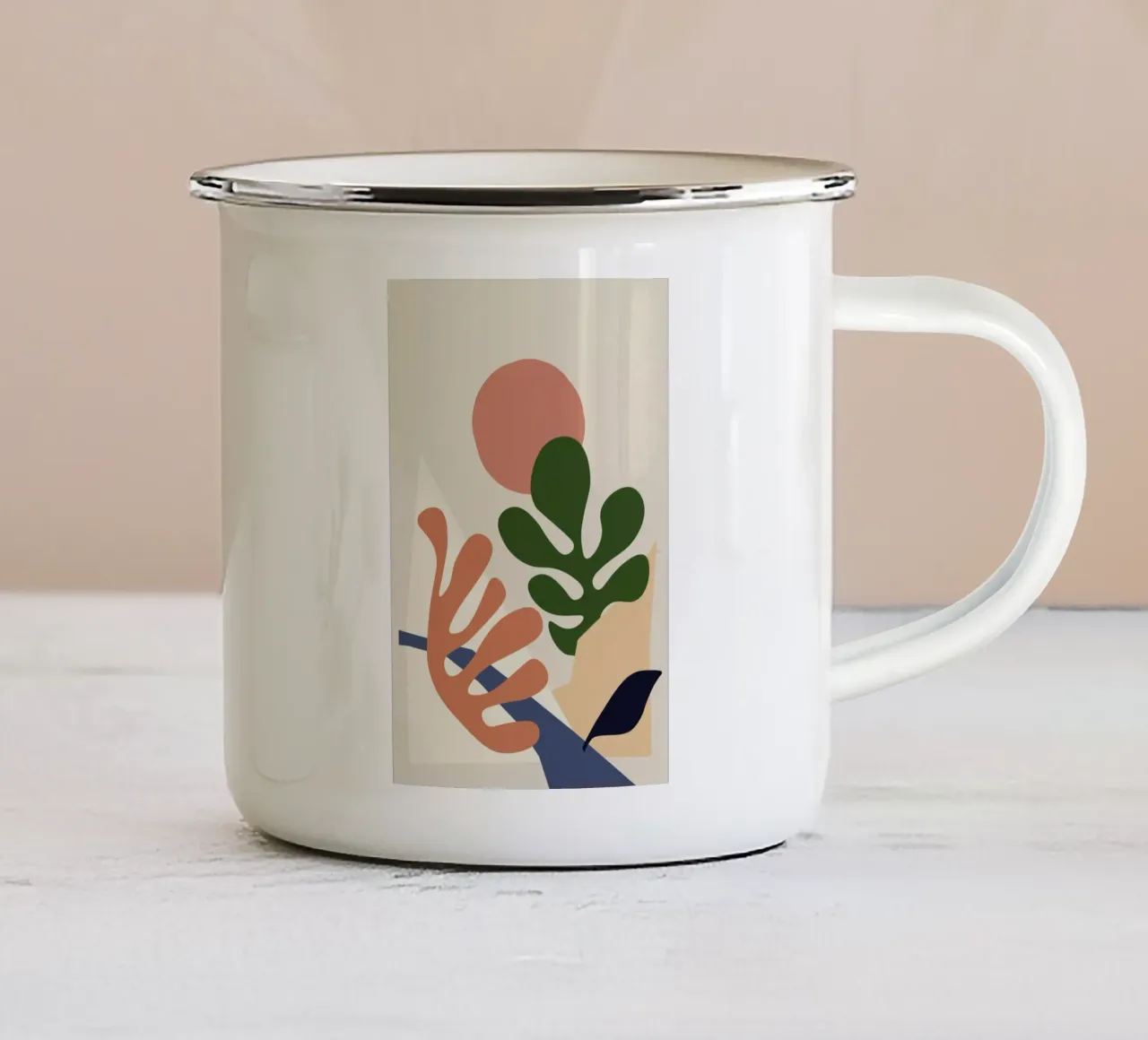 Thriving II tazza in smalto da Pure