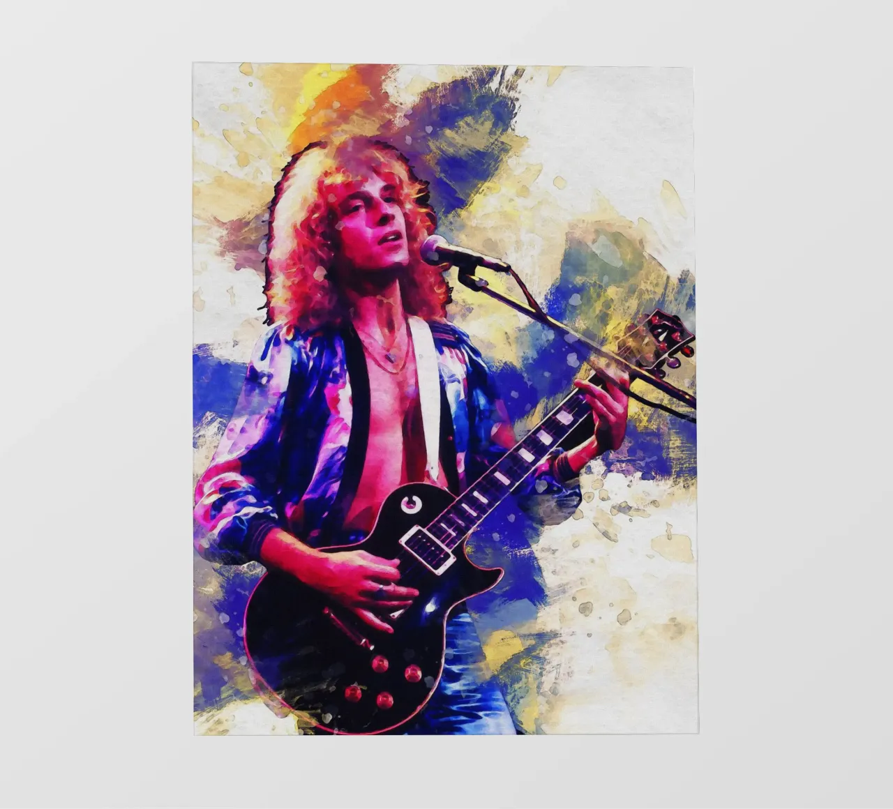 Macchia di ritratto Peter Frampton pellicola backlit da Gunawan Rb