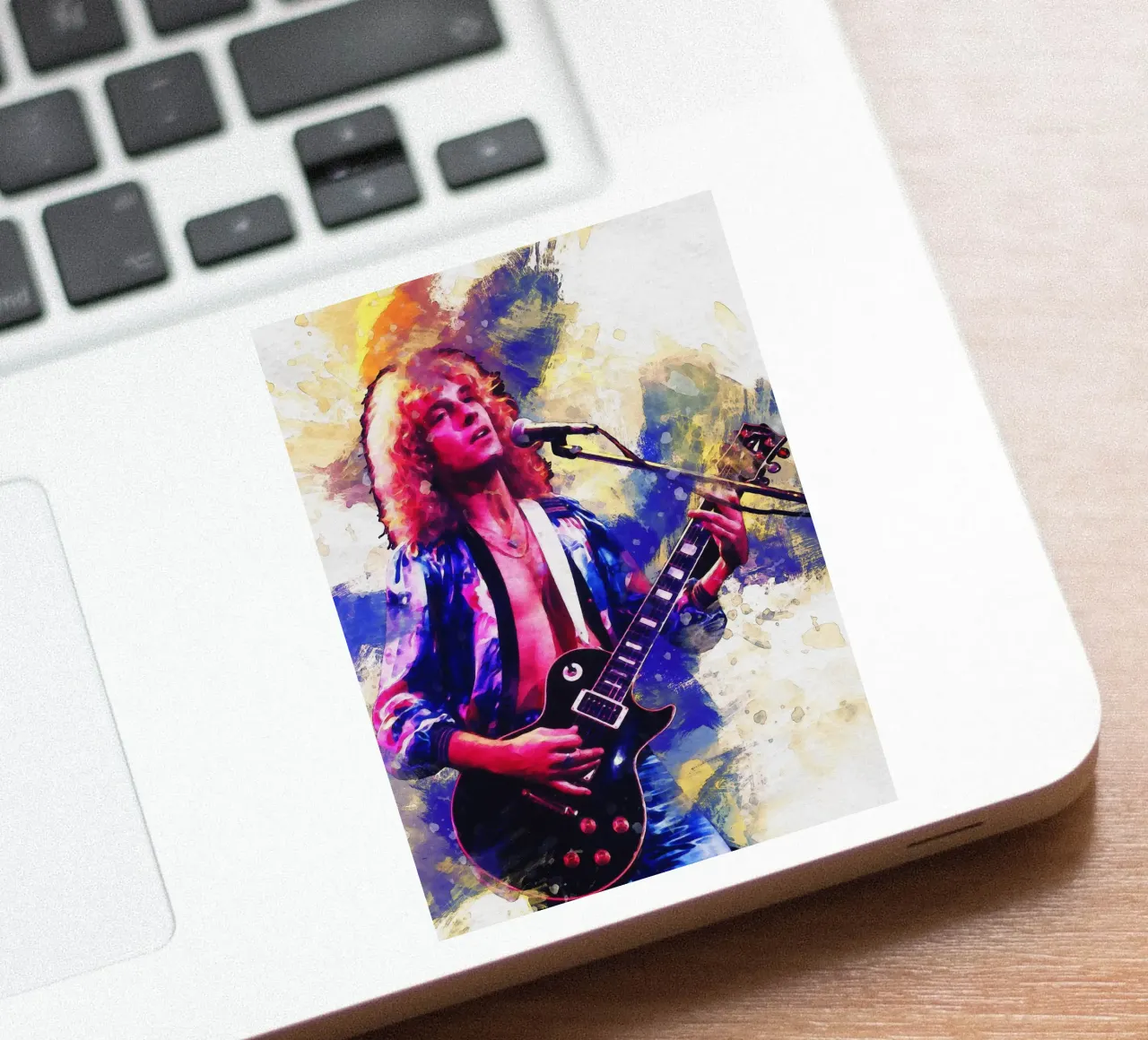Brouillon de portrait Peter Frampton autocollant de Gunawan Rb