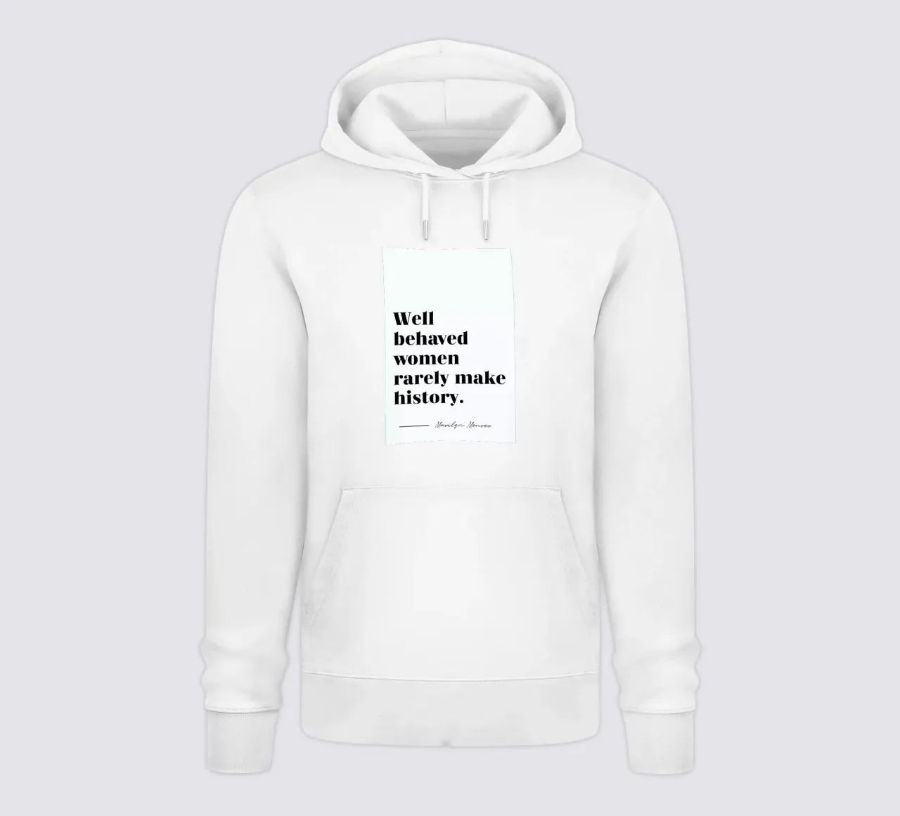 Make History felpa con cappuccio da typed