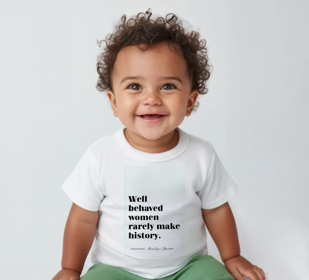 Make History maglietta neonato da typed