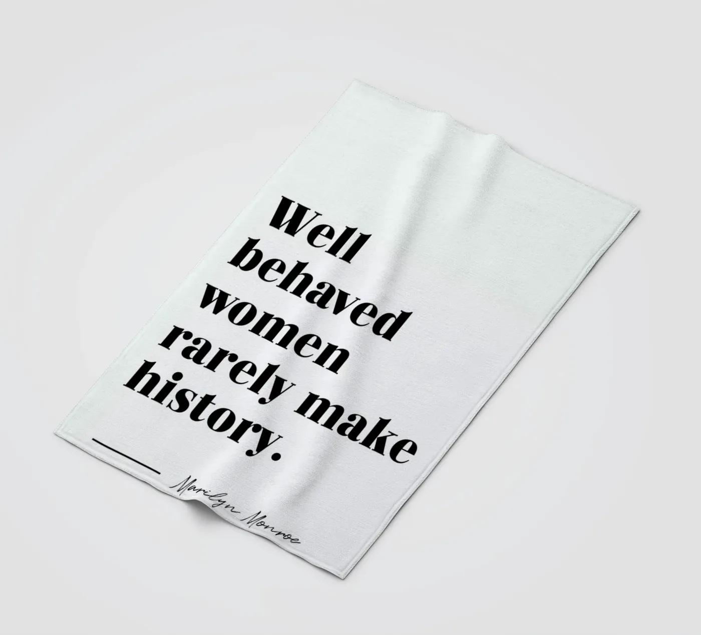 Make History Fleecedecke von typed