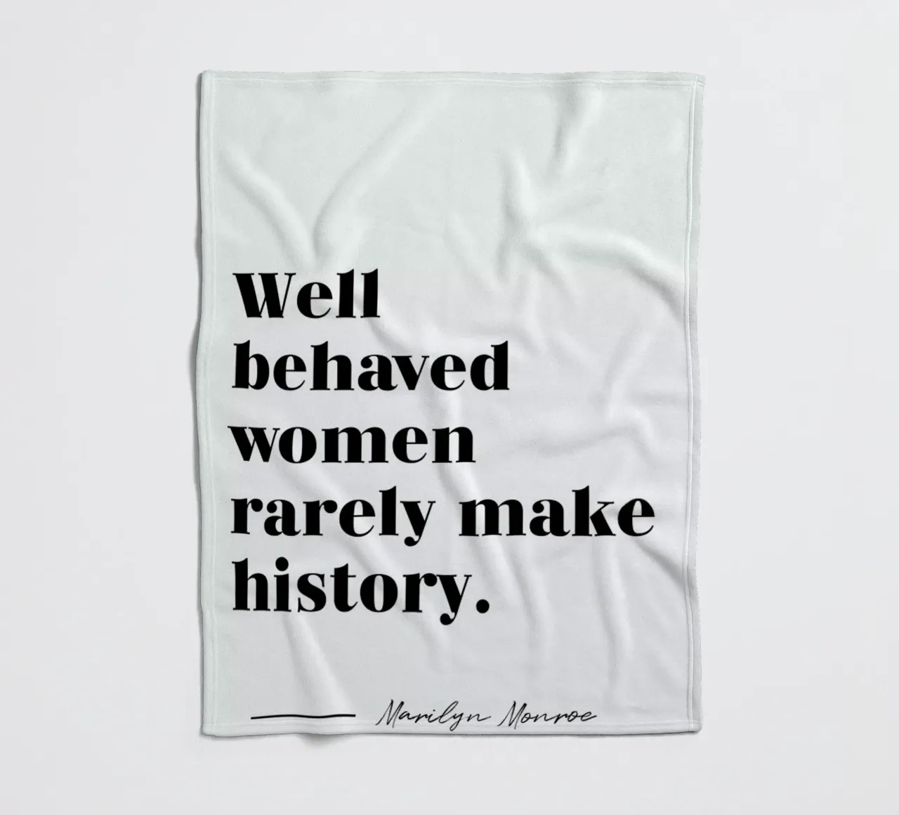 Make History coperta in pile da typed