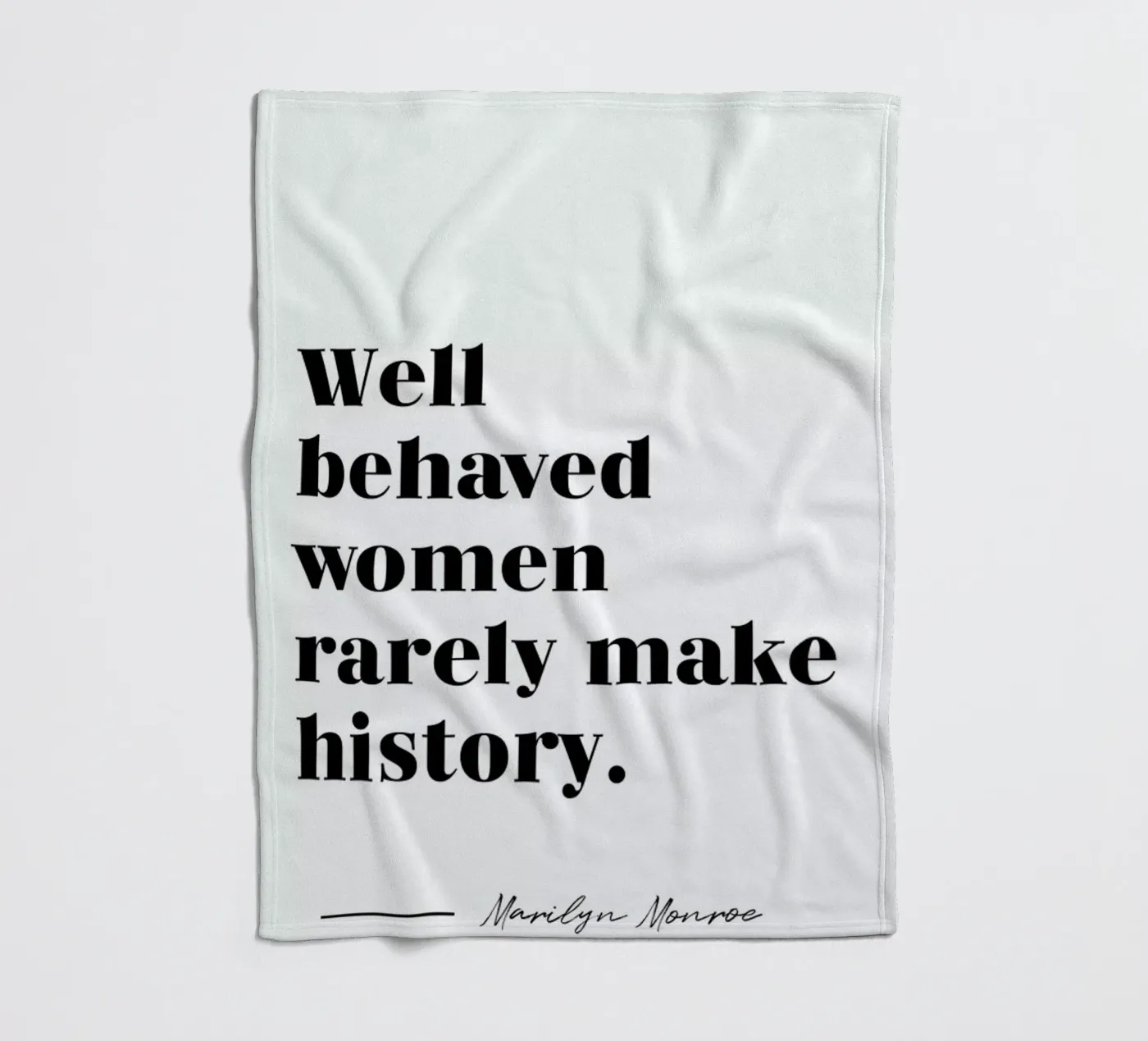 Make History Fleecedecke von typed