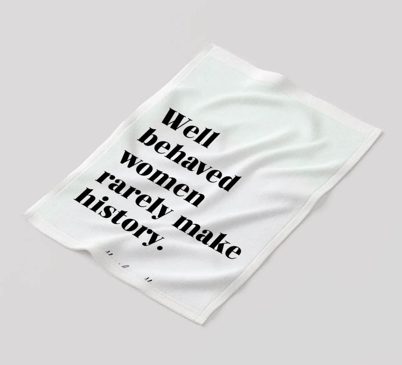 Make History coperta in pile da typed