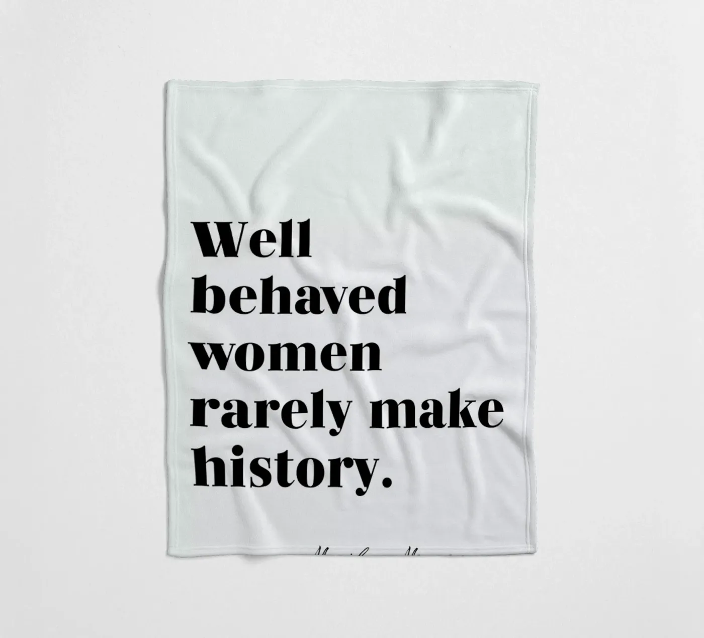 Make History Fleecedecke von typed